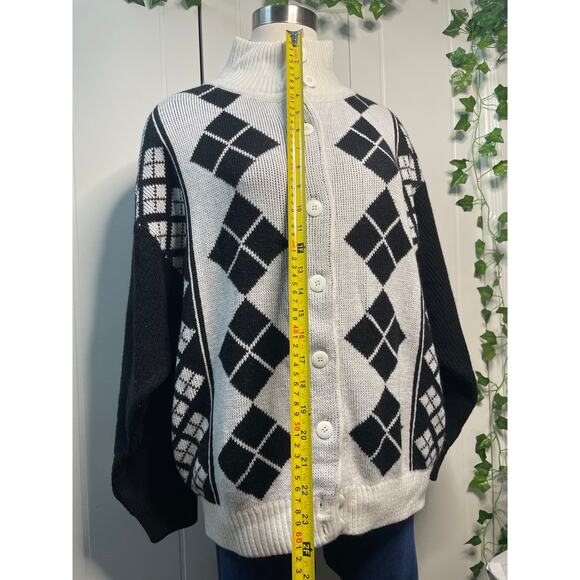 Mens Vintage Partners by Mervyns Button Up Sweater SZ 20W - Picture 15 of 16